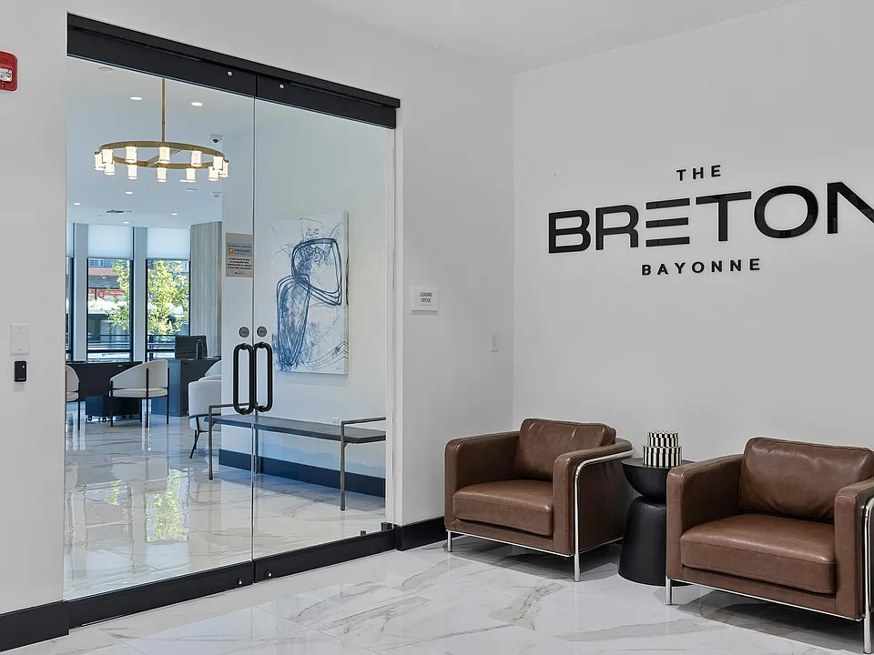 The Breton, multifamily by HH Designers in Bayonne, NJ, leasing gallery entry