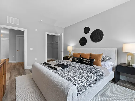 The Breton, multifamily by HH Designers in Bayonne, NJ, primary bedroom