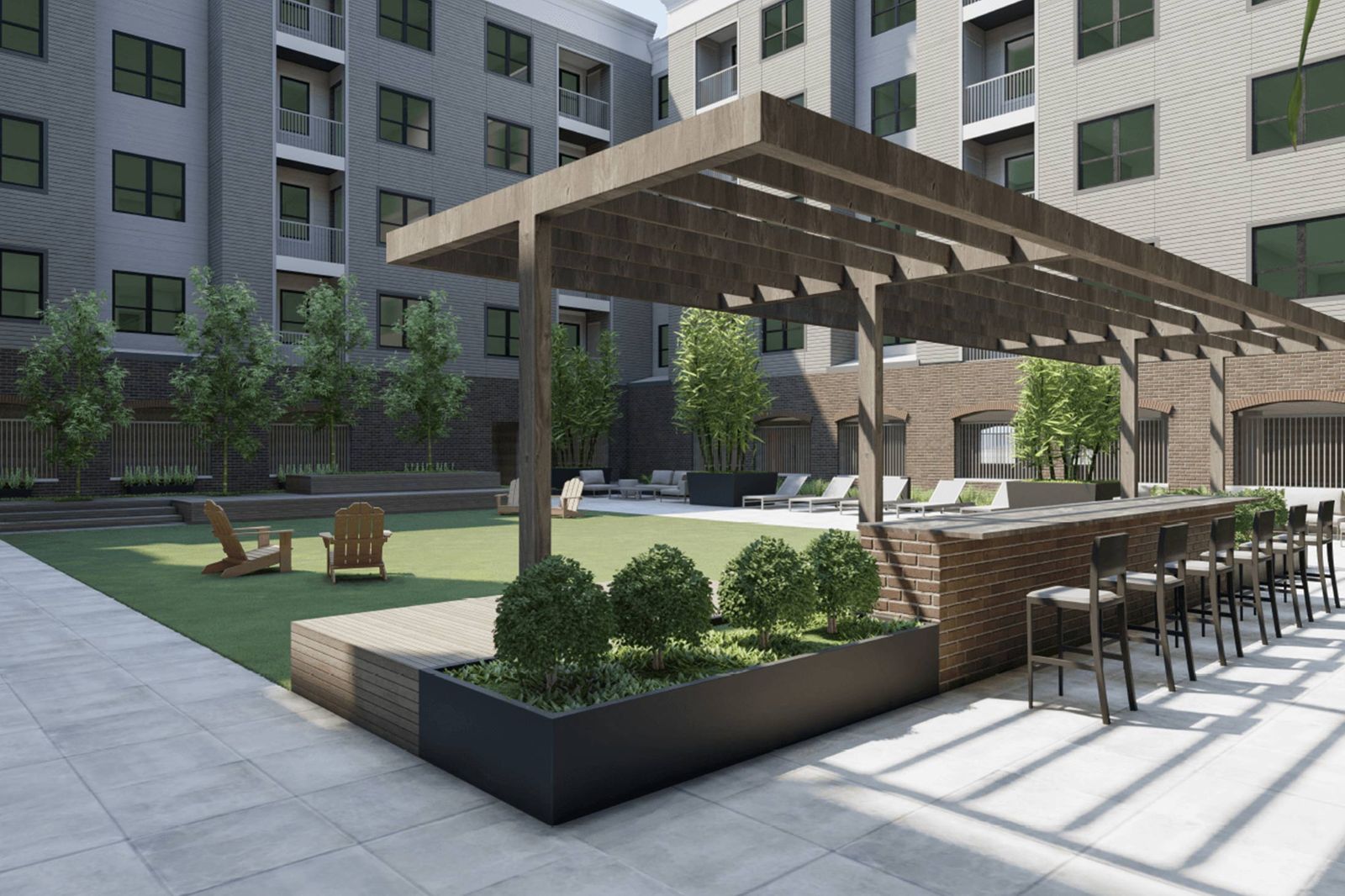 Citizen Linden apartment building exterior by HH Designers