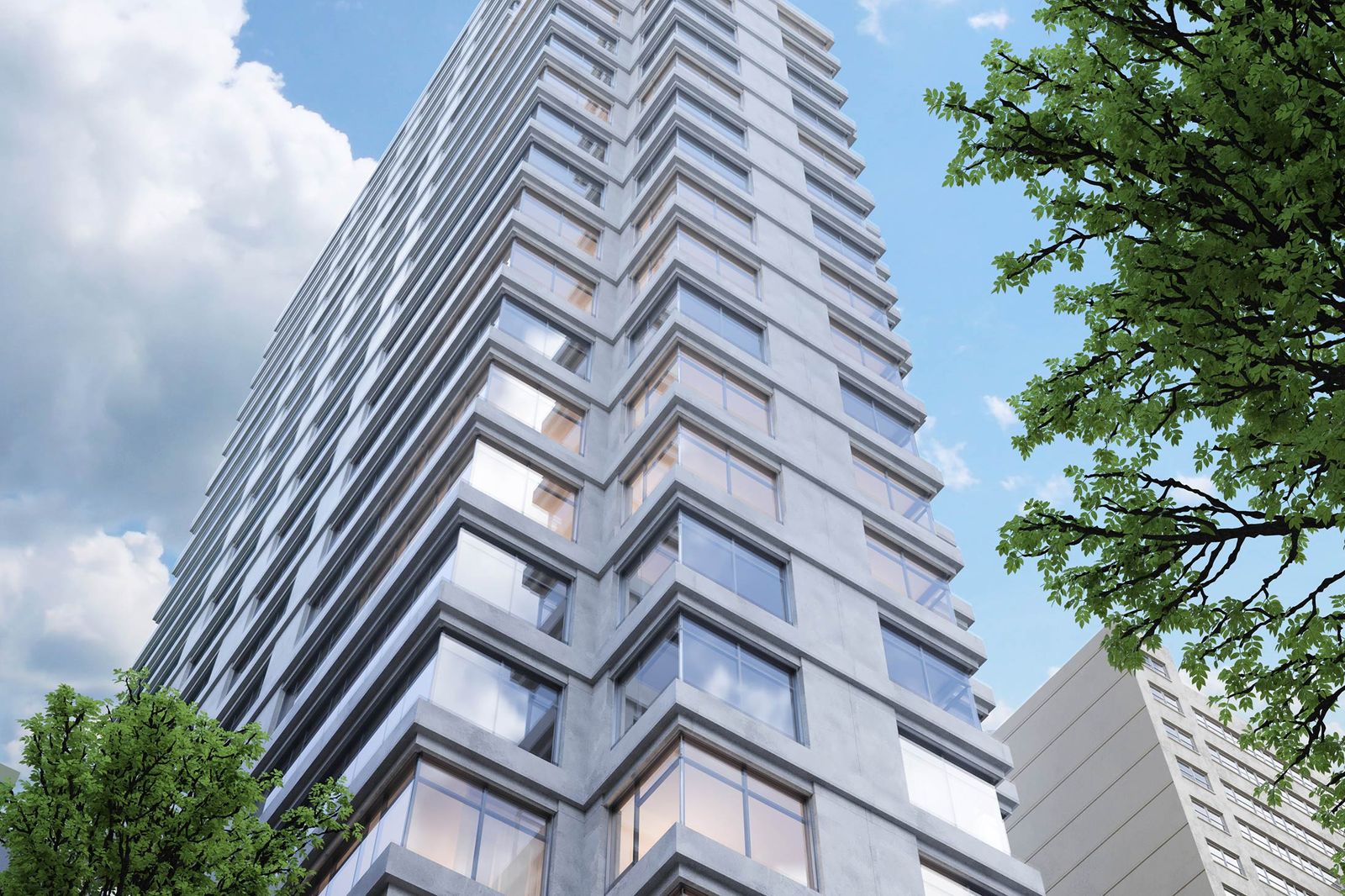 Walnut Tower high-rise apartment building in Philadelphia by HH Designers