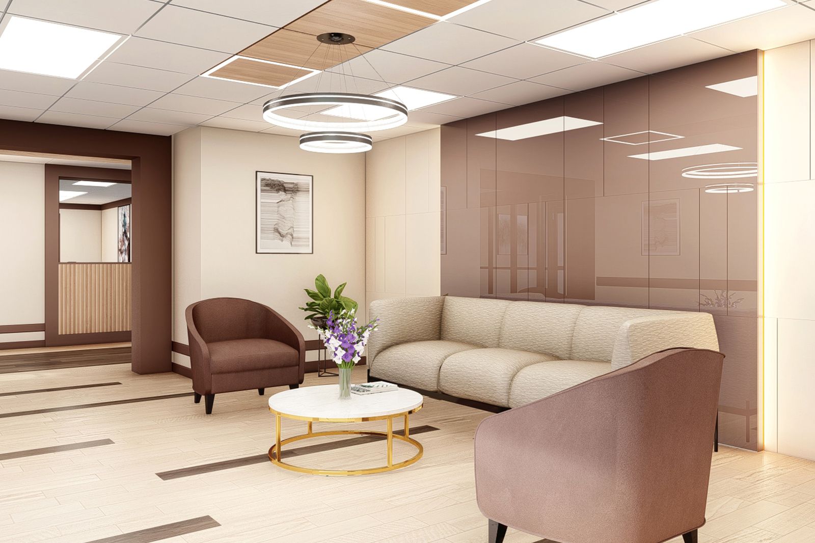 Regency, a Villa Center lobby design by HH Designers
