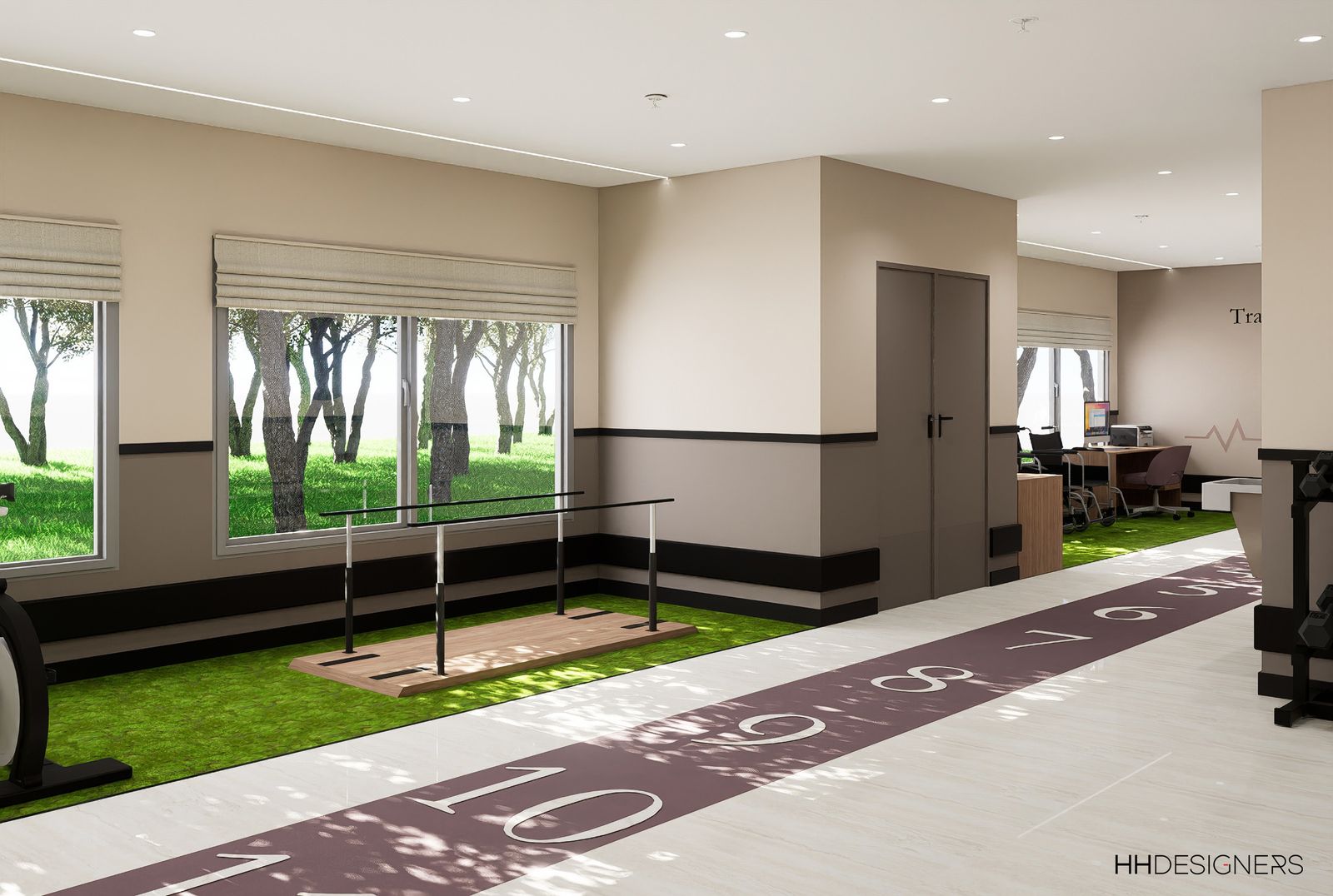 Gulfshore Health and Rehabilitation Center interior design by HH Designers