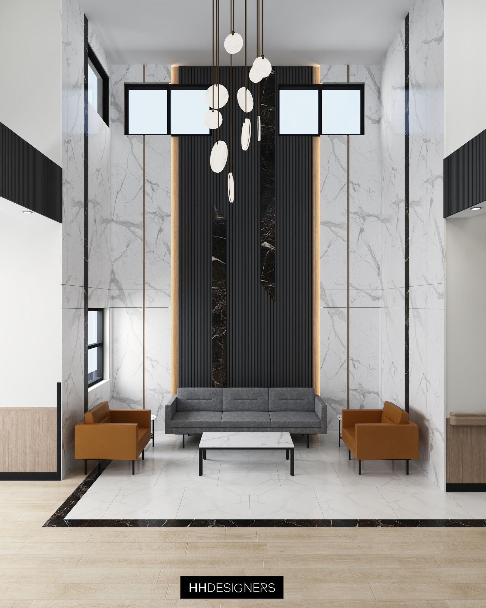 The Gardens Health and Rehab Center interior design by HH Designers