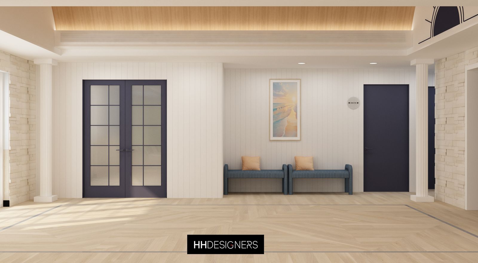 Sunset Lakes Healthcare and Rehabilitation interior design by HH Designers