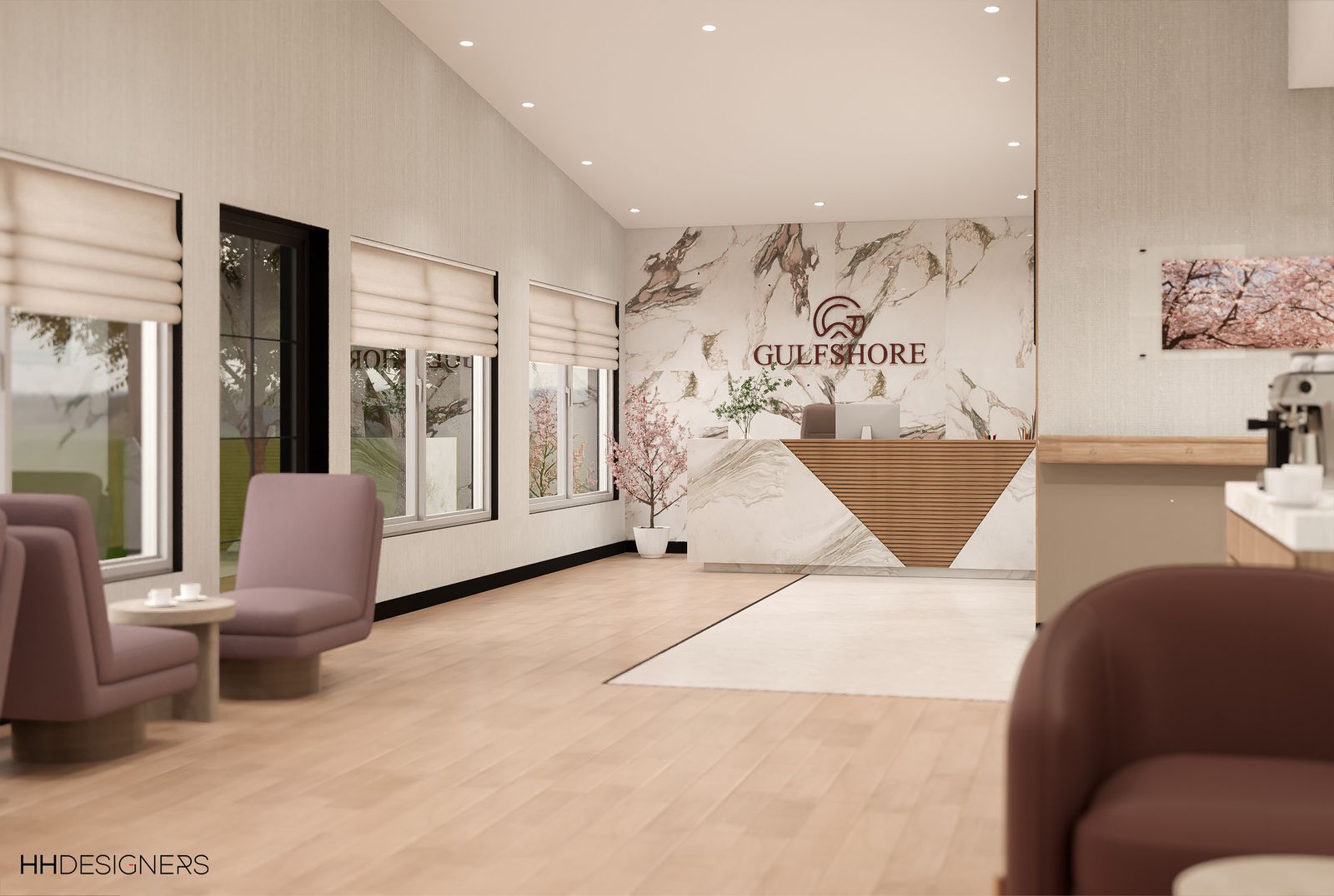 Gulfshore Health and Rehabilitation Center design by HH Designers