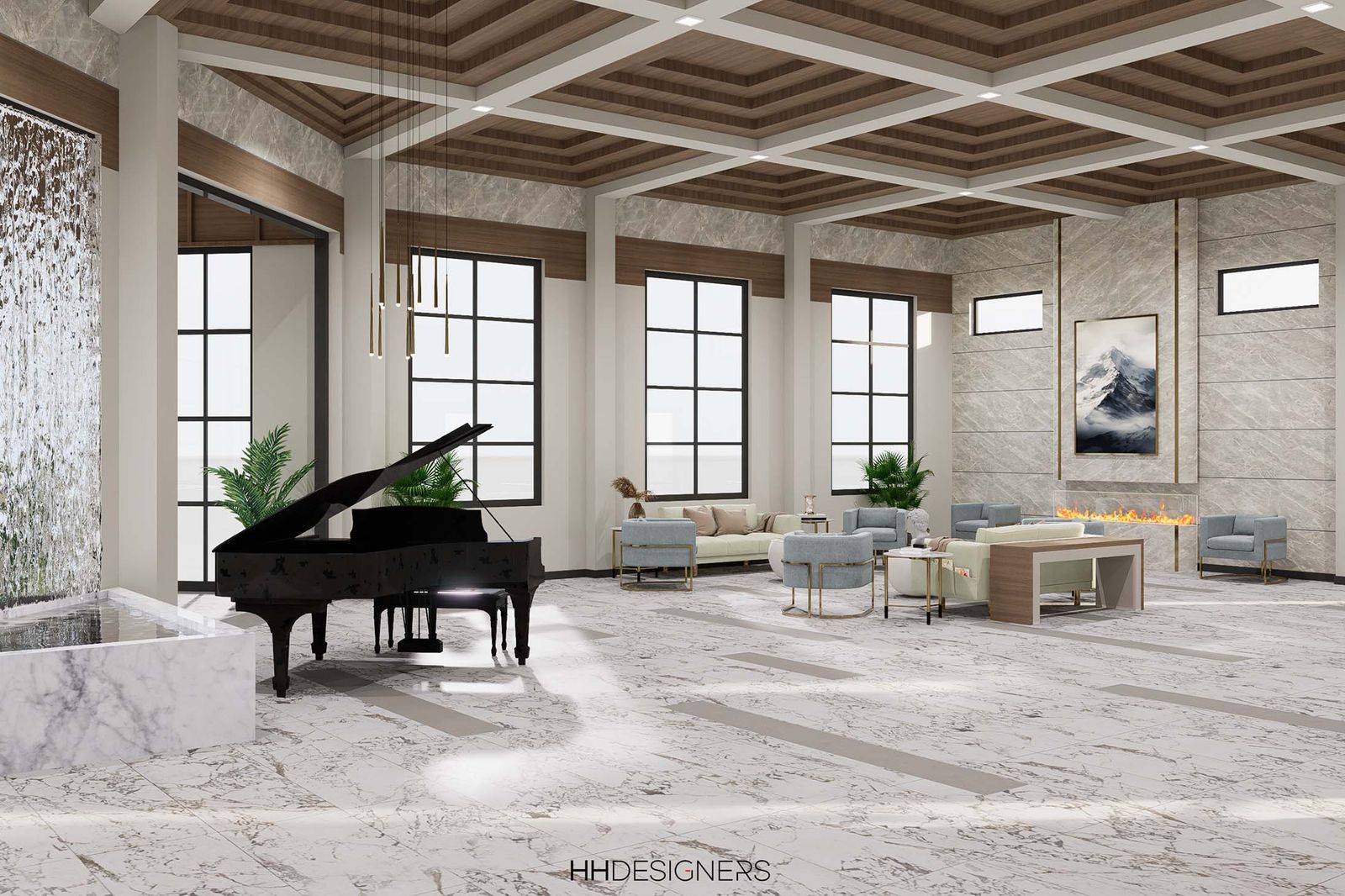 AVIA Skilled Nursing Facility interior design by HH Designers
