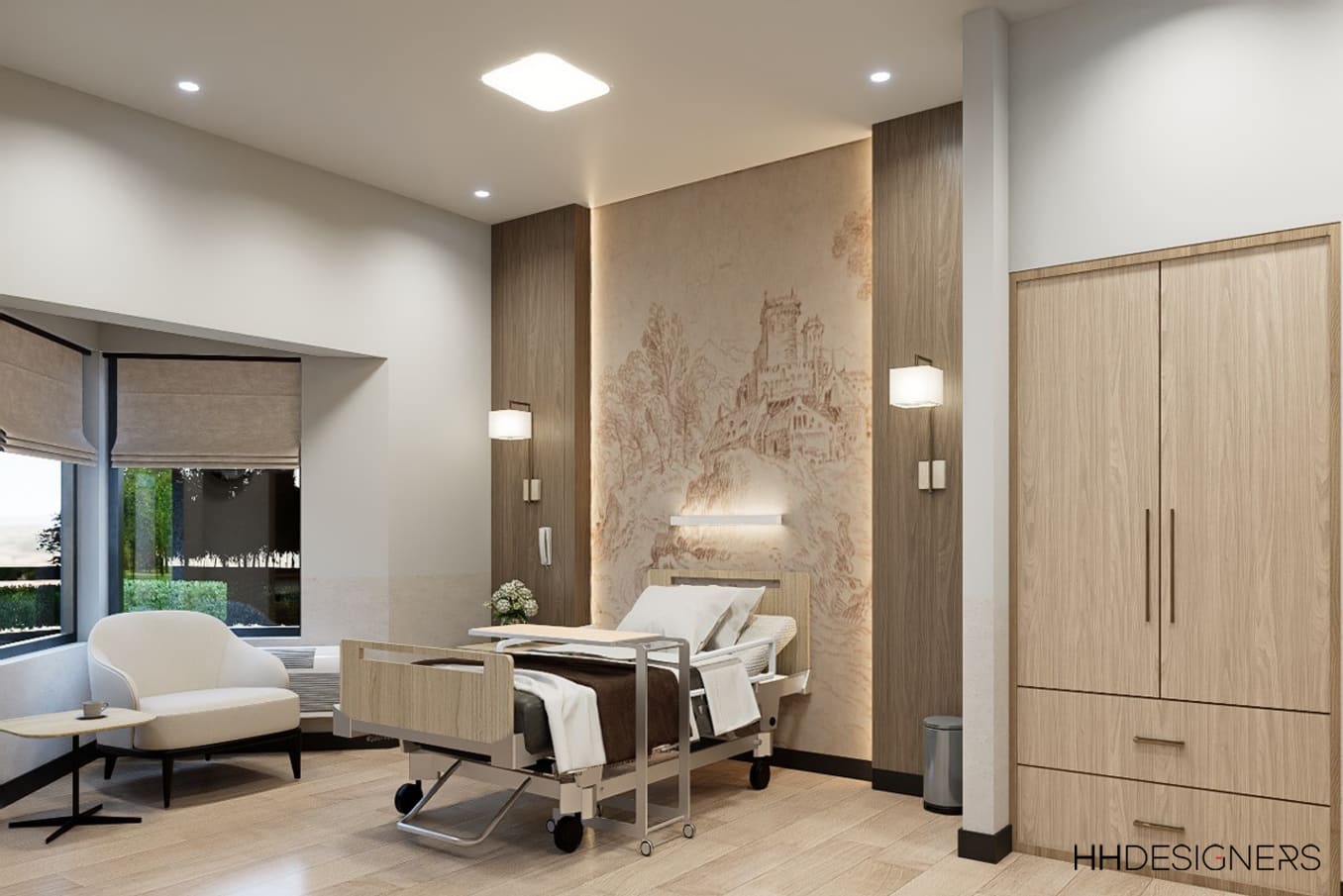 Cascade Health & Rehabilitation senior living design by HH Designers