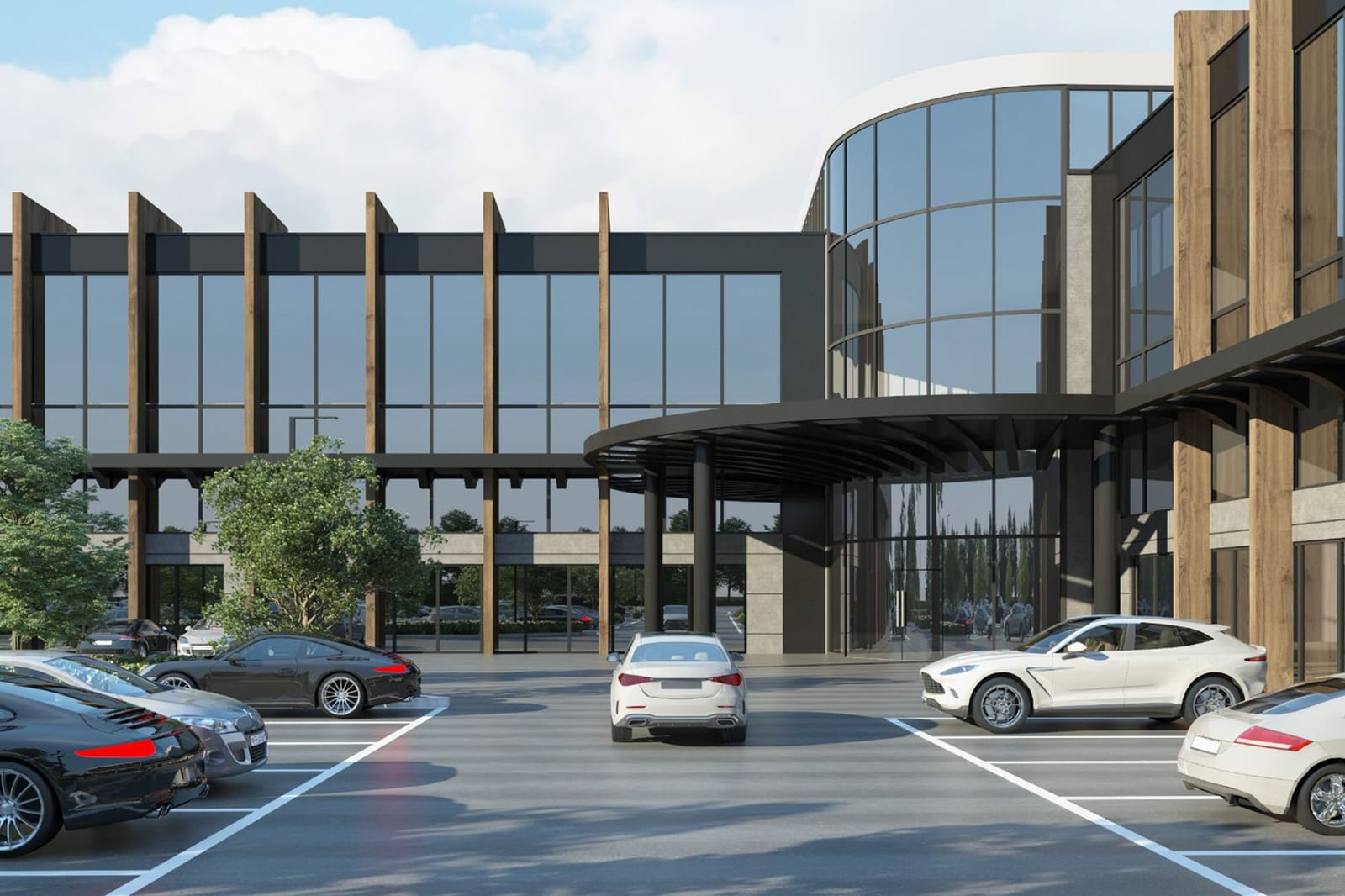 Office Park workplace design by HH Designers