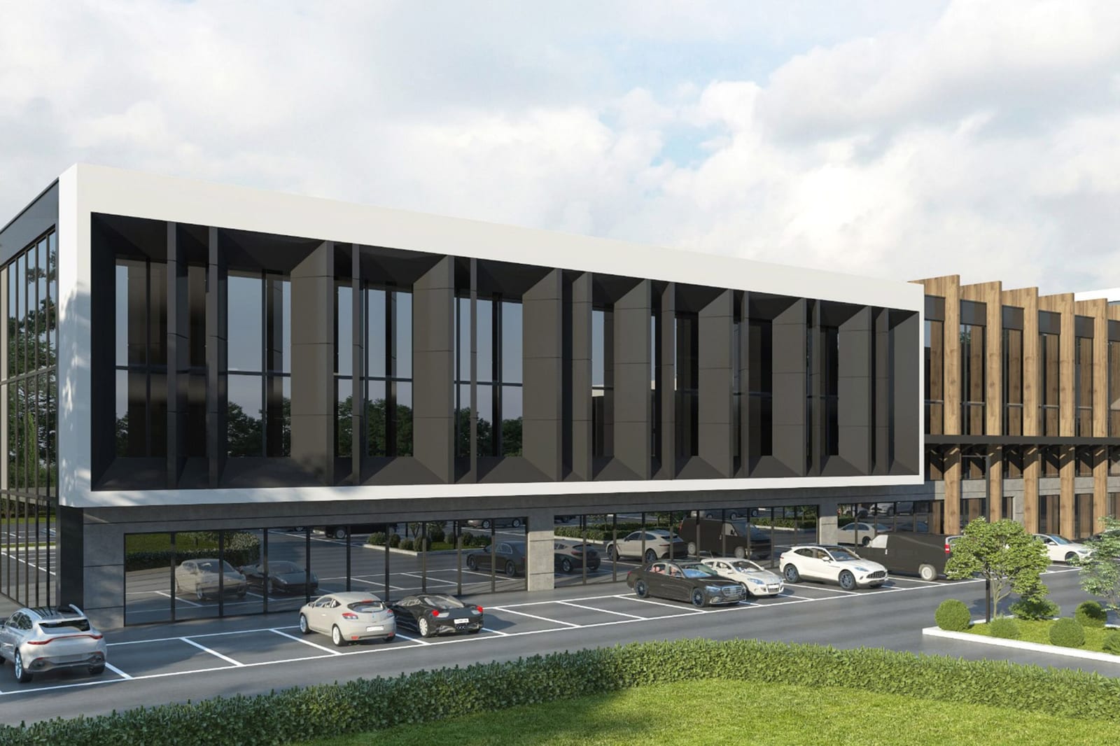 Office Park workplace design by HH Designers