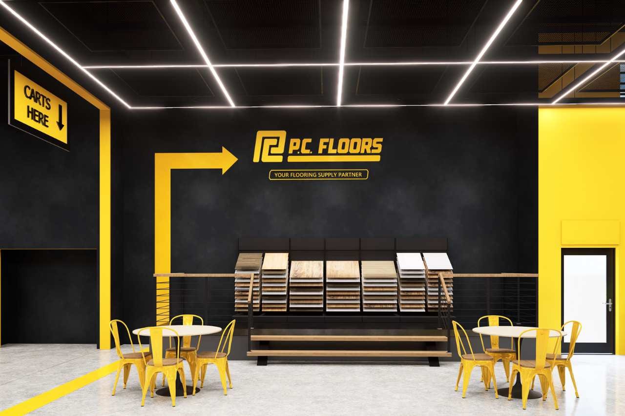 PC Floors showroom design by HH Designers