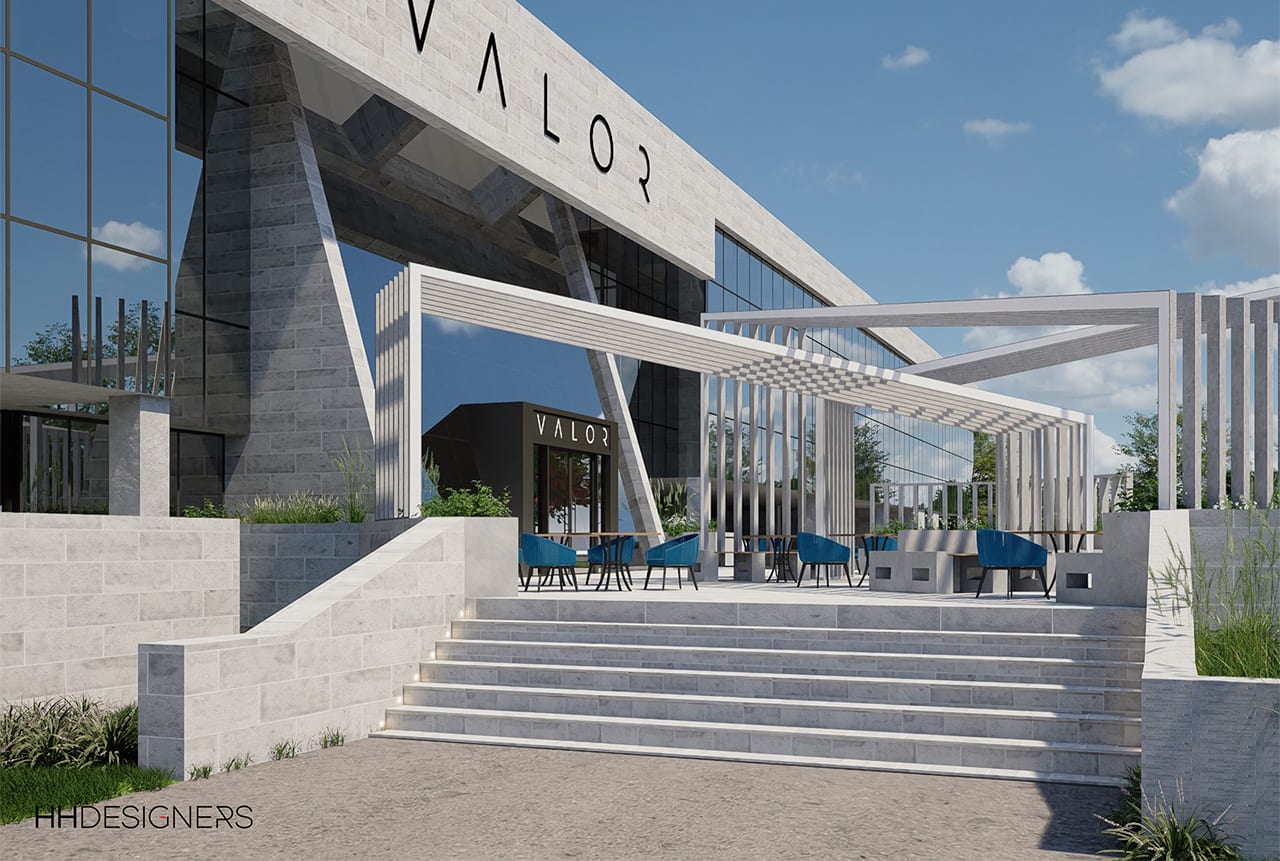 Valor Group commercial interior design by HH Designers