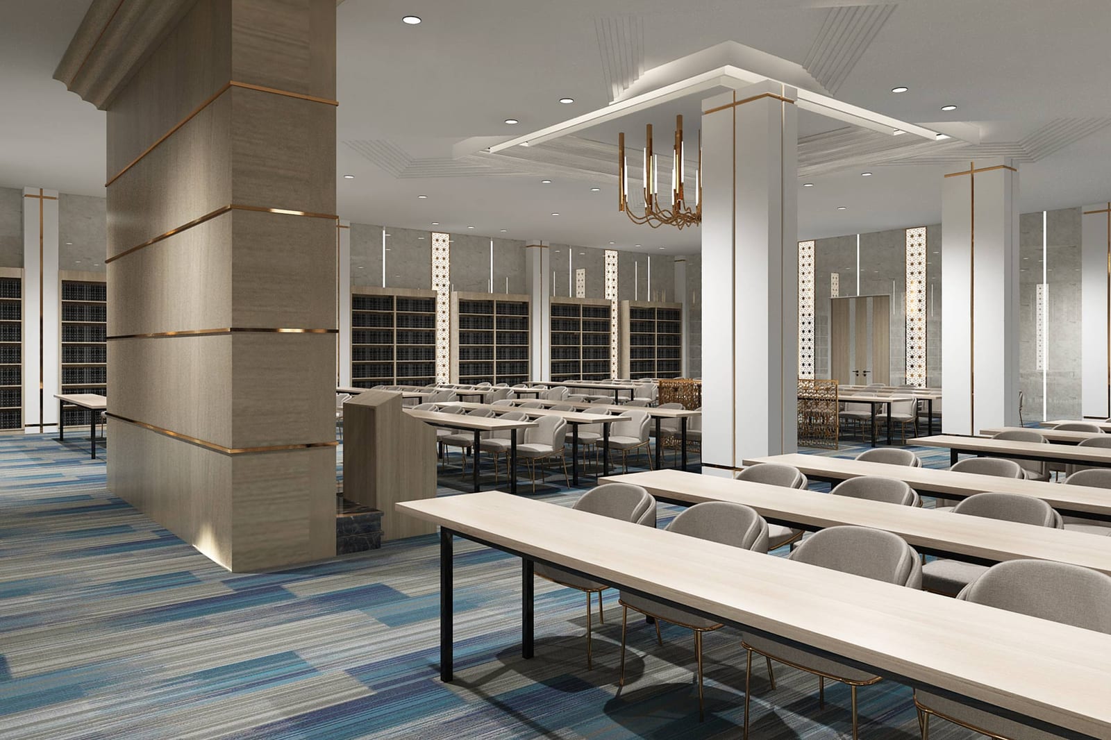 YDE High School interior design by HH Designers