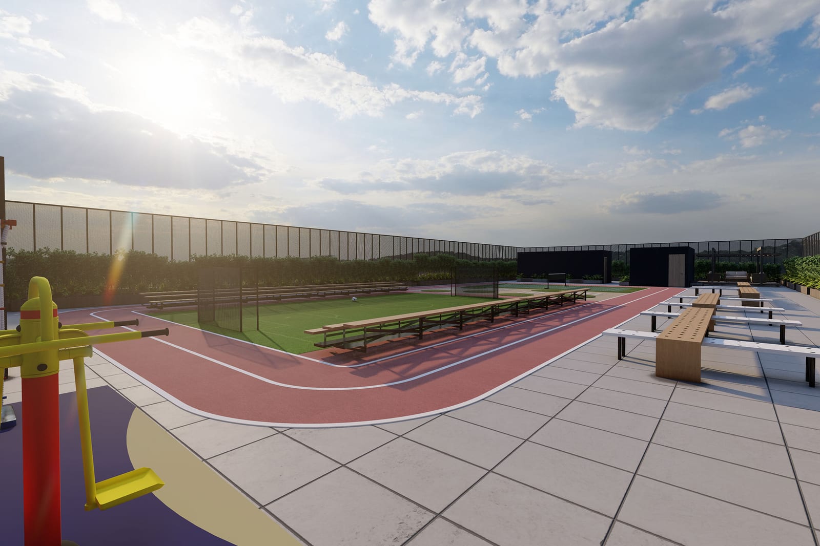 YDE High School interior design by HH Designers