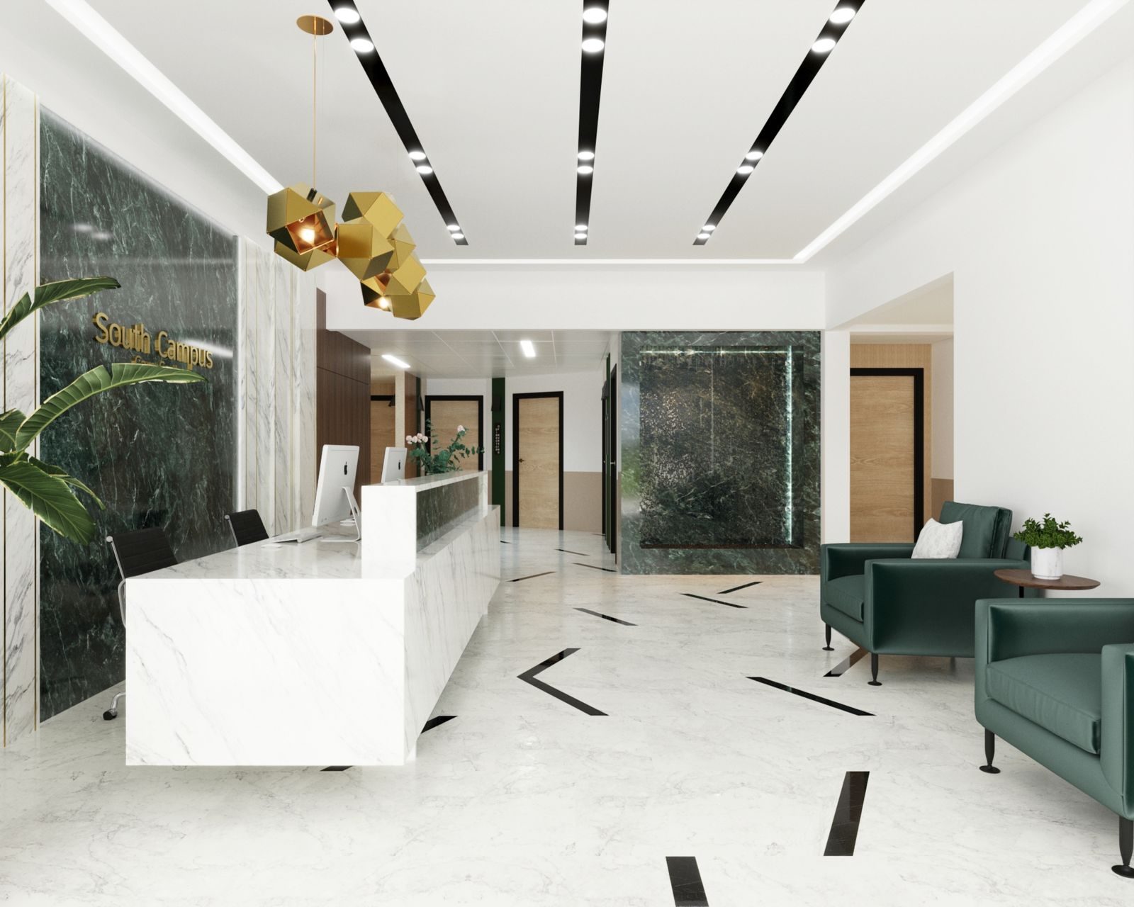 Medspa custom design architect — South Campus Health and Wellness by HH Designers