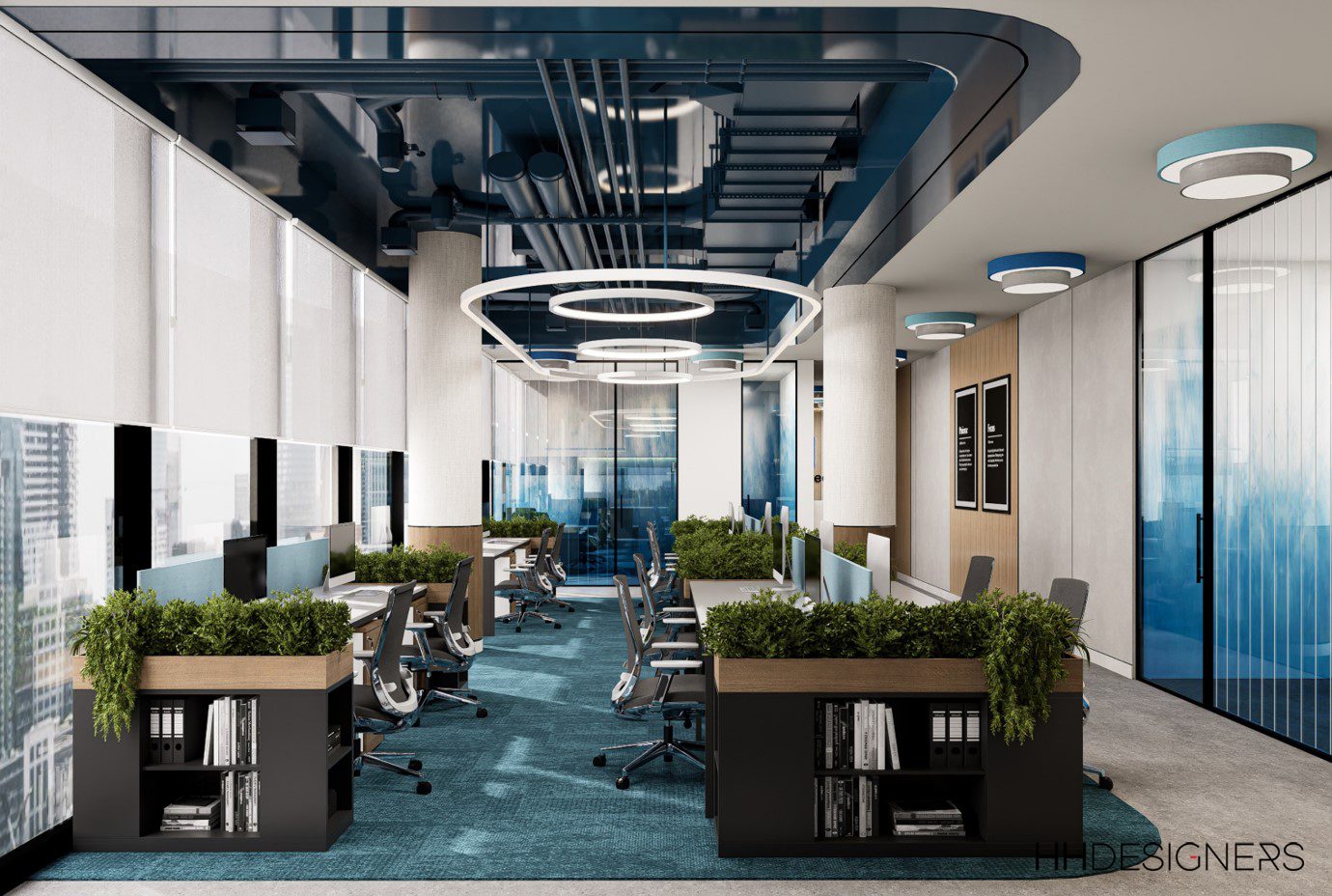 Office design architecture firm — Home Care HQ by HH Designers
