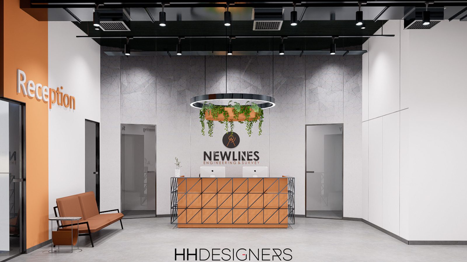 Office headquarters architecture firm — Newlines Engineering and Survey by HH Designers