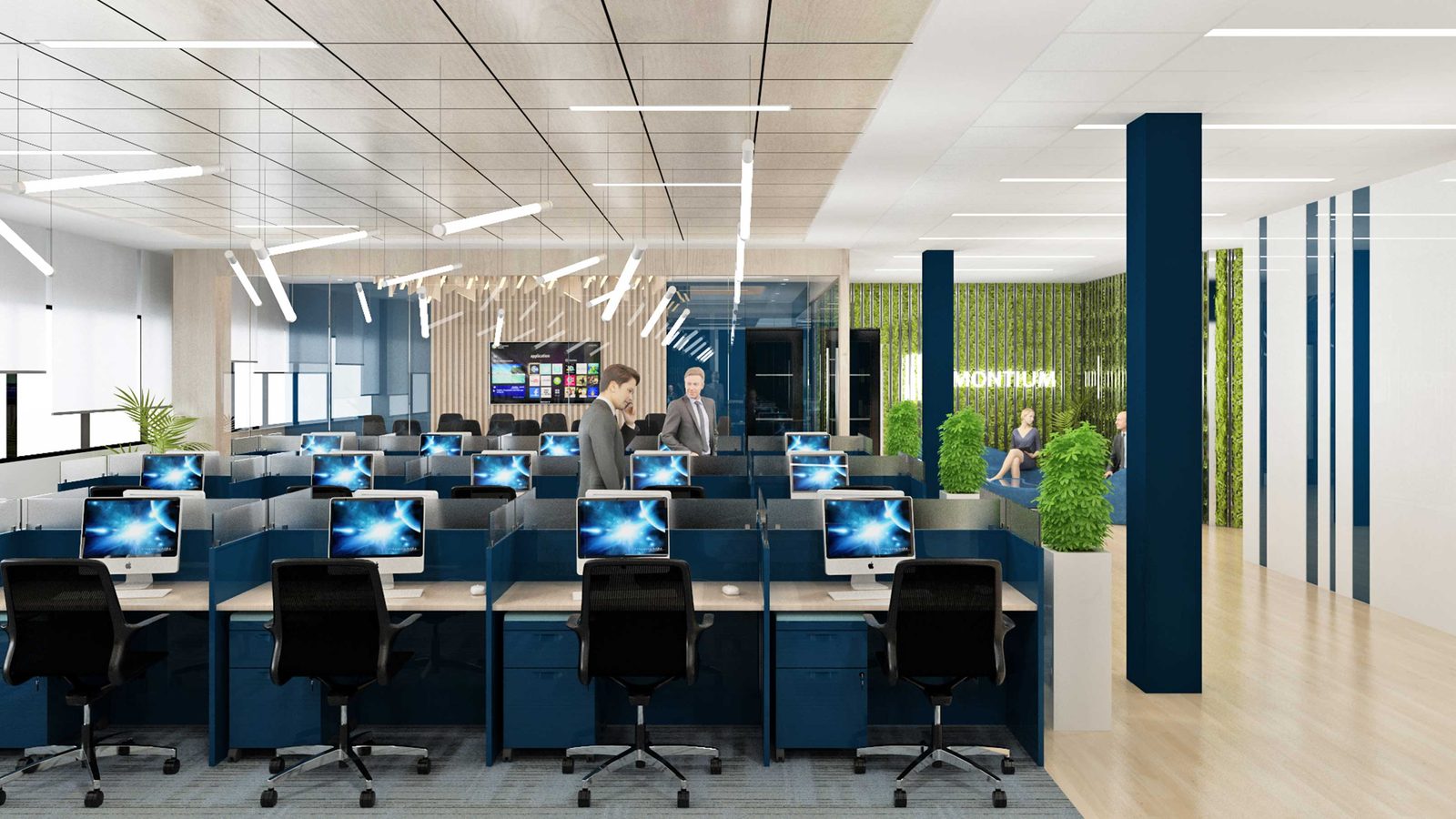 Real estate office architect — Montium Real Estate by HH Designers