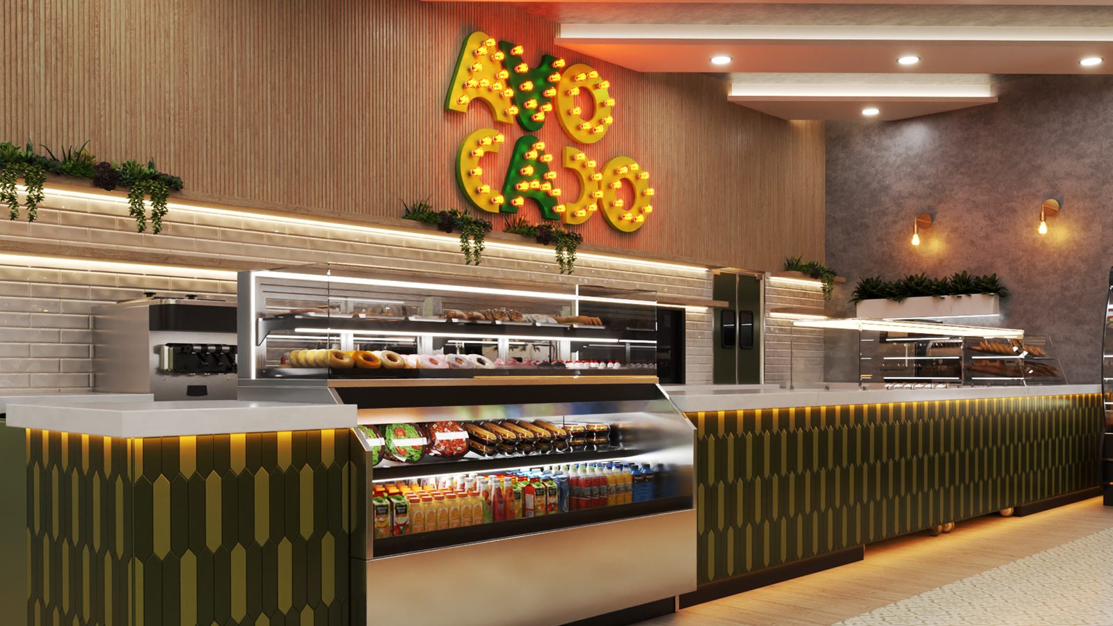 Avocado fresh food concept design by HH Designers