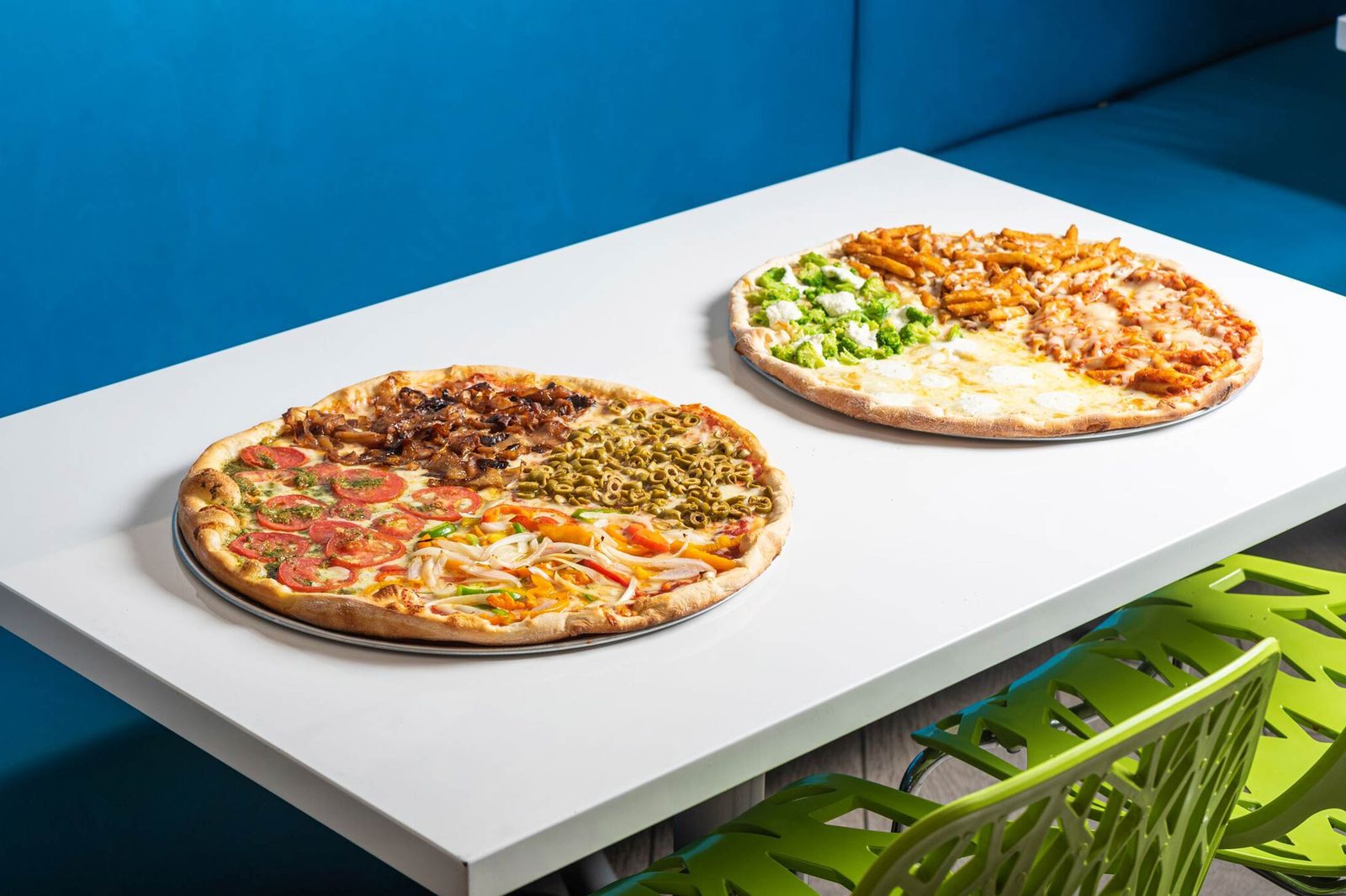 Restaurant space planning architect — Pizza Fun by HH Designers