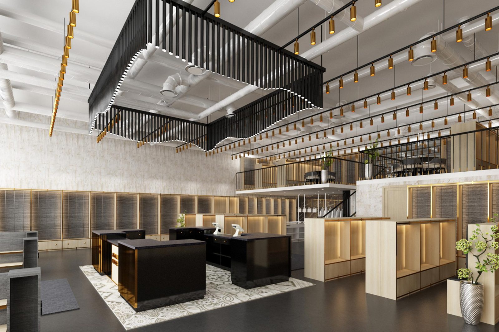 Architect for retail plaza — Judaica Square by HH Designers