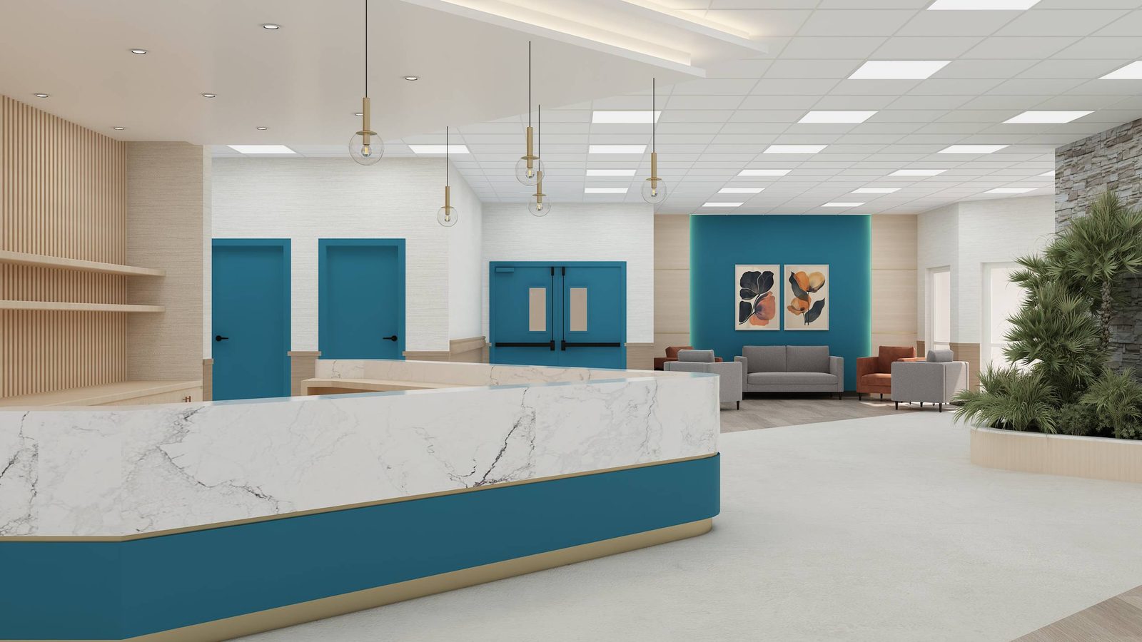 Architect for health and rehab center — Villa Health and Rehab Center by HH Designers