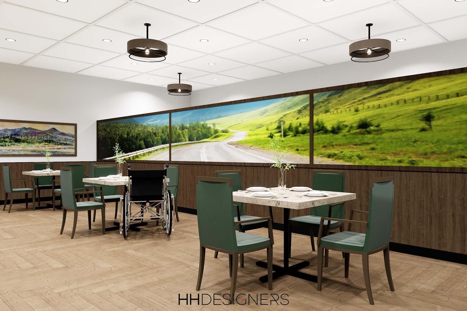 Skilled nursing architecture — Fort Lauderdale Health and Rehab by HH Designers