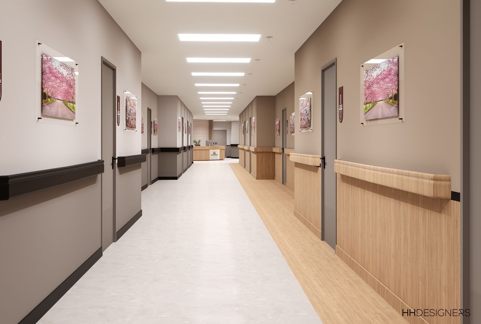 Skilled nursing facility architect — Gulfshore Health and Rehabilitation Center by HH Designers