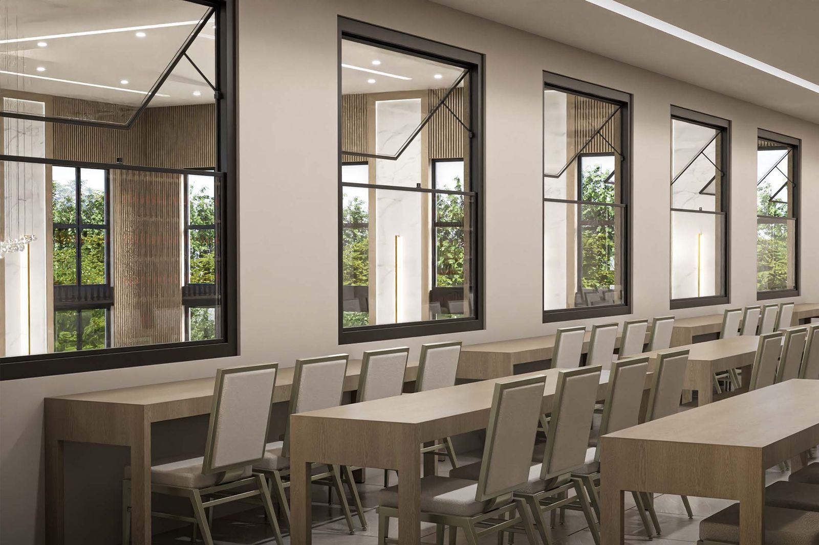 Beis medrash architecture — Clifton Kollel by HH Designers