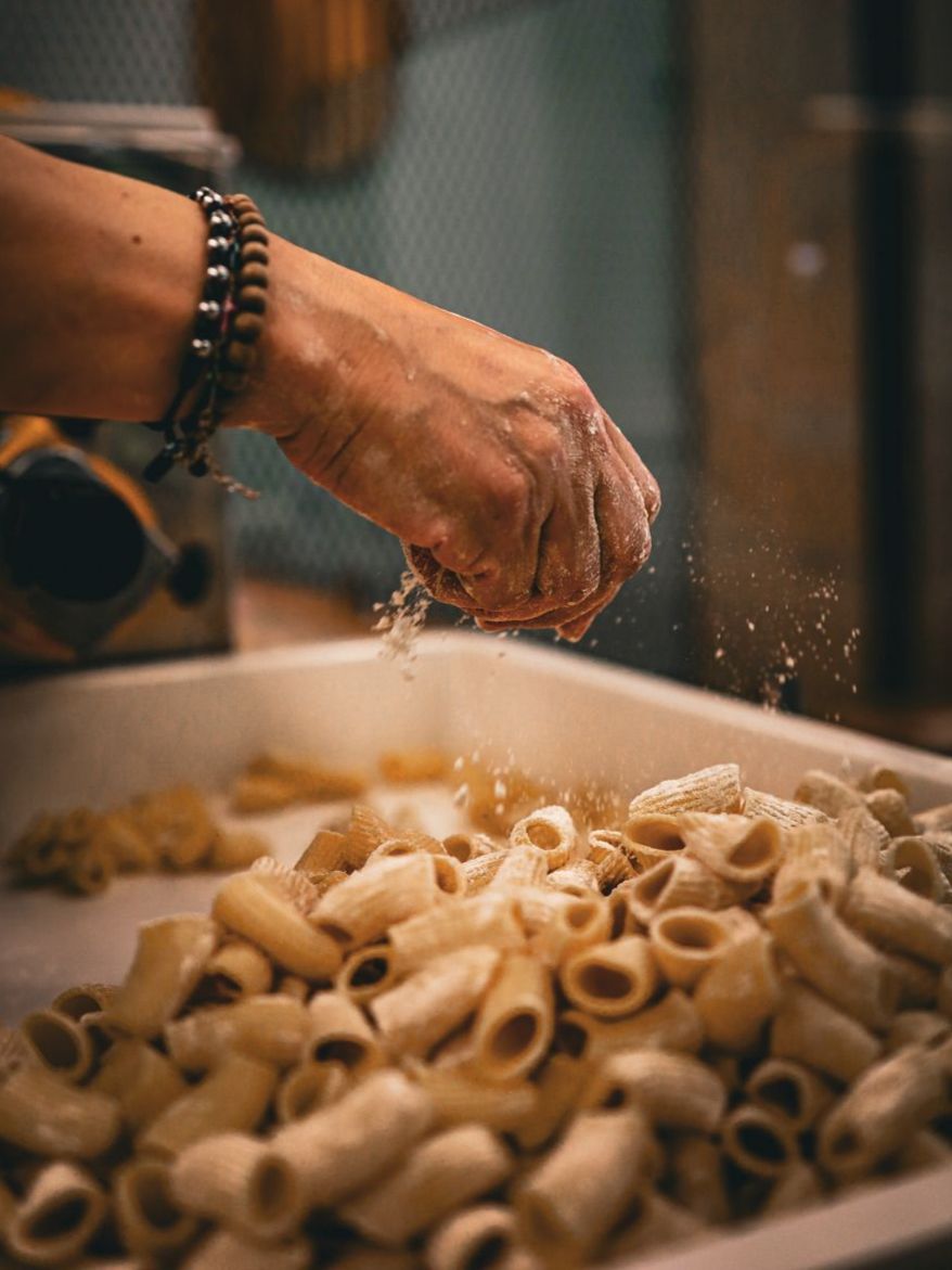 Pasta made by hand at Pēpe Kitchen
