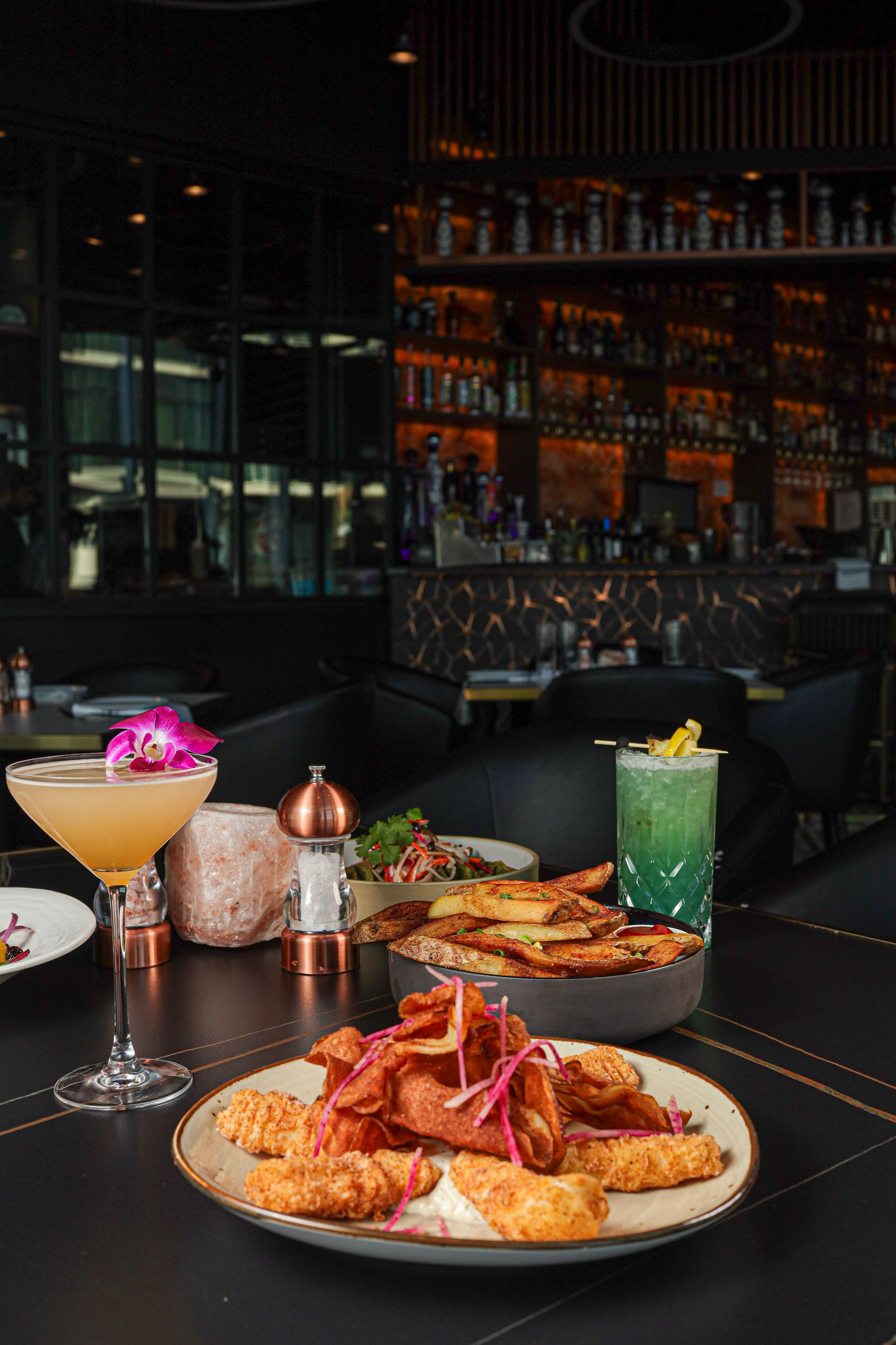 Craft cocktails at the SALT lounge bar